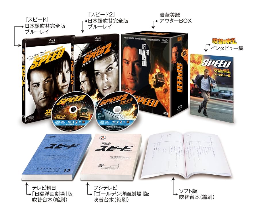 スピード 日本語吹替完全版 コレクターズ・ブルーレイBOX スピード2付〈初回… Amazon.co.jp: スピード コレクターズ・ブルーレイBOX[スピード2